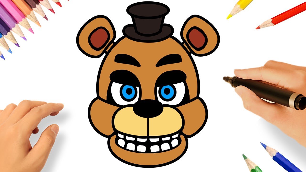 CÓMO DIBUJAR A FREDDY FAZBEAR FÁCIL | FIVE NIGHTS AT FREDDY'S