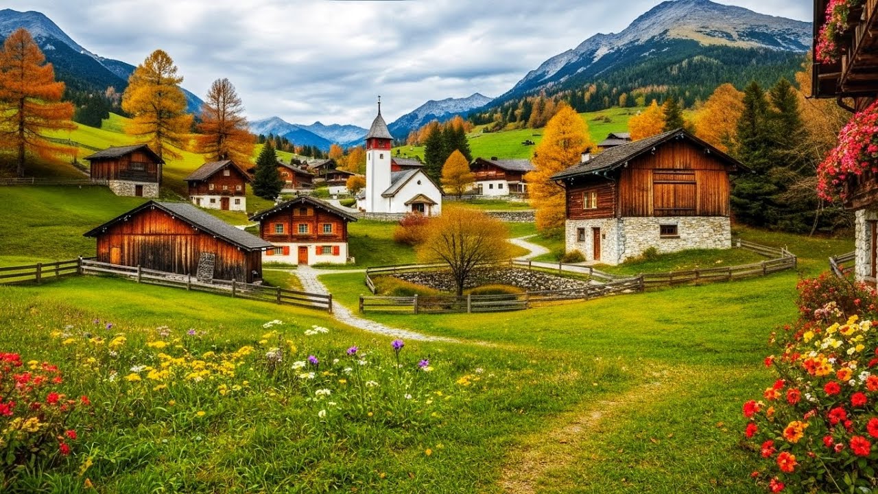 Germany's Hidden Paradise - Peaceful Autumn Walk in the Bavarian Alps | German village Ambience