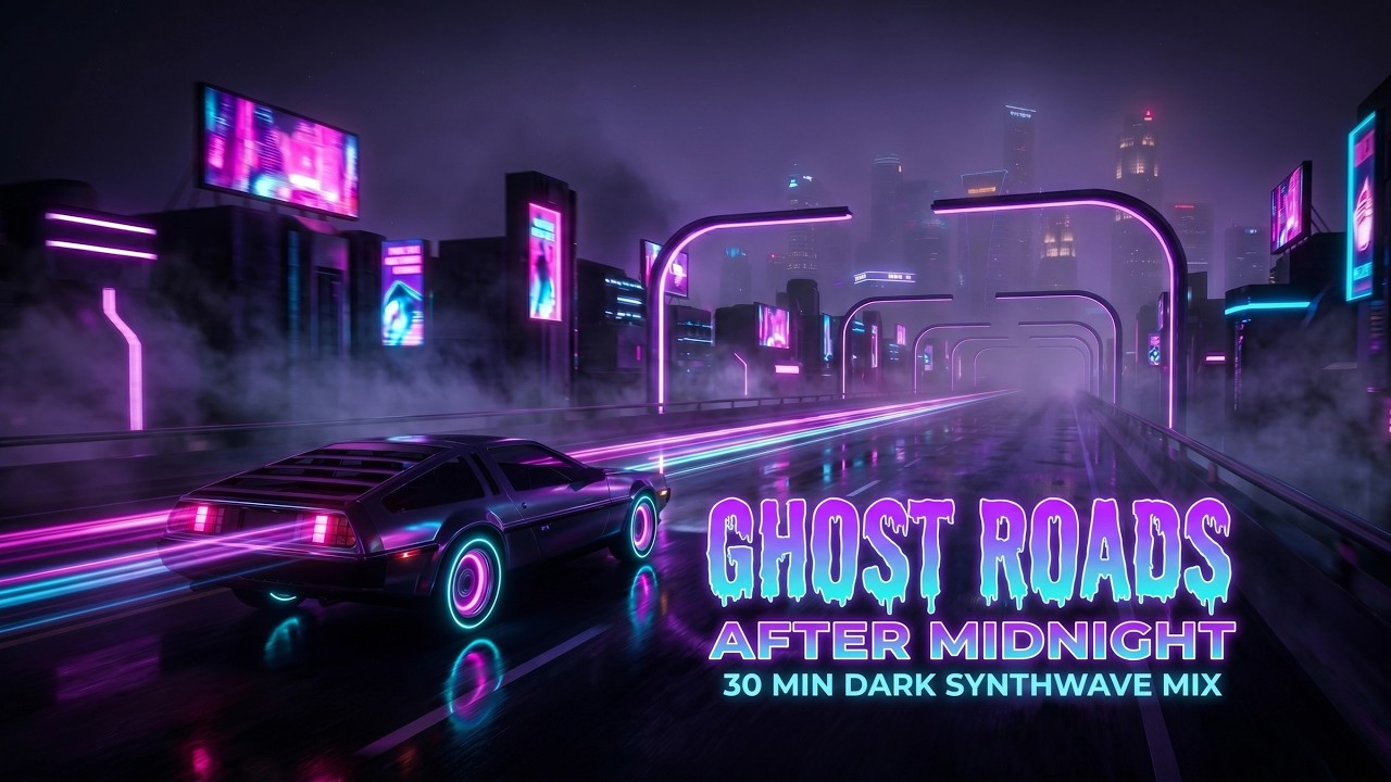 Ghost Roads After Midnight 👻 | 30 Min Dark Synthwave Drive Mix