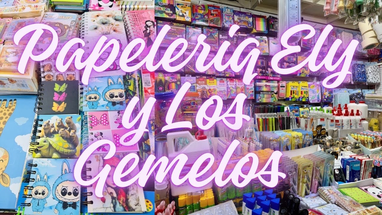🐱✨""Un mundo kawaii te espera en Ely y los Gemelos 🎒🍭 ¡Papelería de ensueño!"