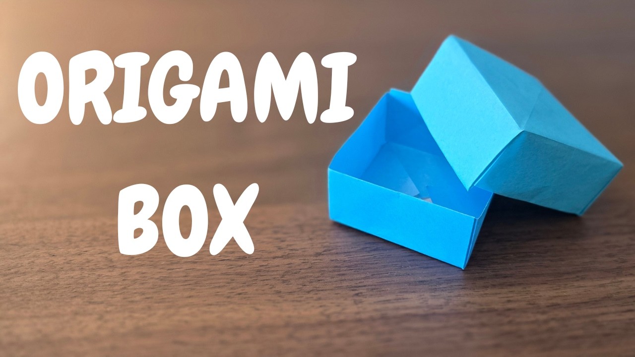 Origami Box with Lid Tutorial | Easy DIY Paper Gift Box Step-by-Step