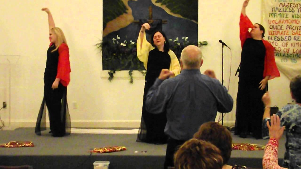 Consuming Fire Interpretive Worship Dance at Dandrige Full Gospel Ministries