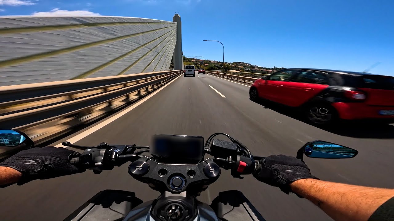 Honda CB650R POV Chill Ride || Madeira Island