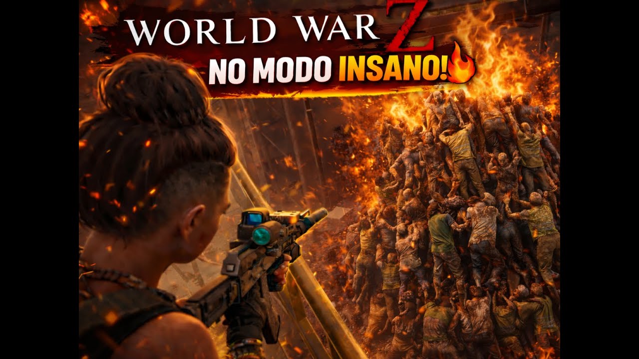 A MAIOR HORDA que já enfrentei no World War Z