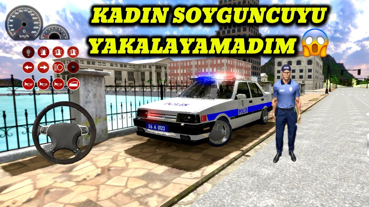 Türk Polisi Araba oynu Kadın soyguncuyu yakaladım!!!🥶 #devriye #policecar #türkpolisi #arabaoynu 