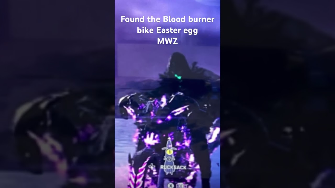 I found the secret blood burner bike in modern warfare 3 Zombies #mwz #mw3 #zombieshorts #callofduty