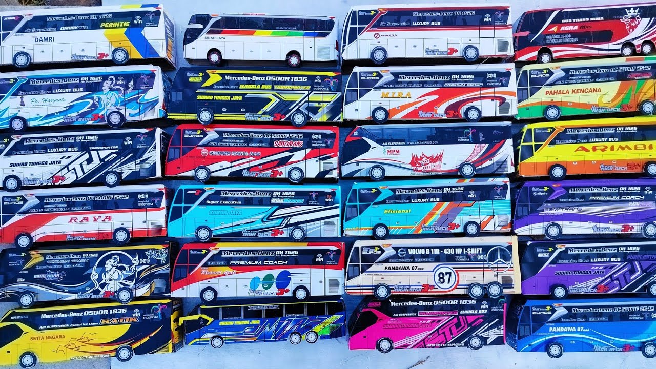 BASURI BUS, BUS setia negara, bus STJ Draka, bus Ratu Maher, bus Sudiro Tungga jaya, bus Pandawa 87