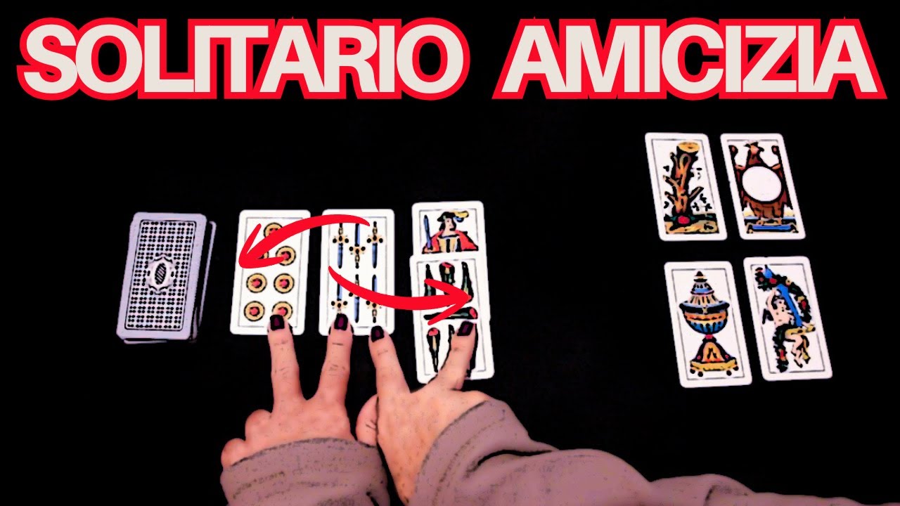 Come si gioca al SOLITARIO DELL'AMICIZIA &hearts;️🤗  GIOCO TRADIZIONALE CON LE CARTE ITALIANE