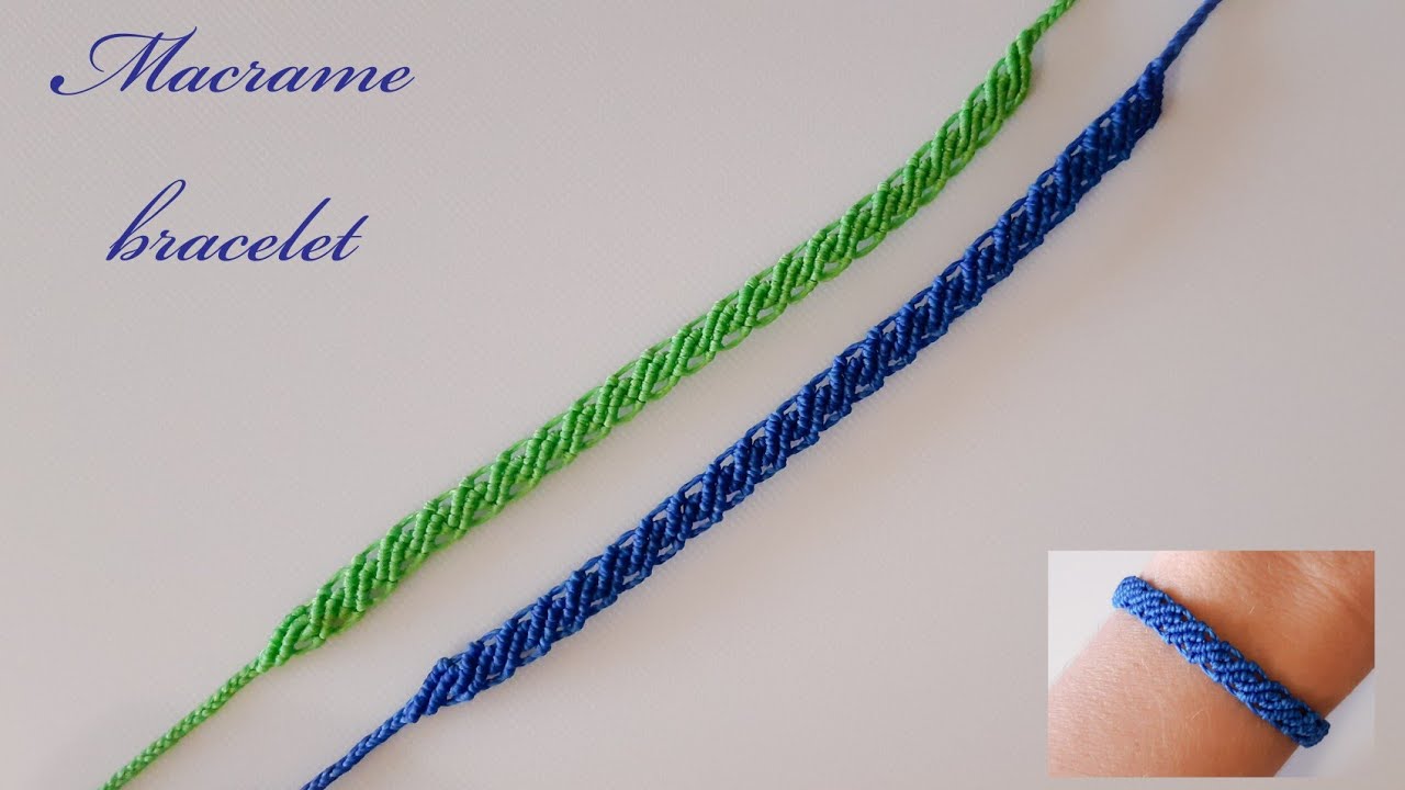 Macrame bracelet patterns | Boho bracelet | Como hacer pulsera de hilo rapida | Bracelete | Armband