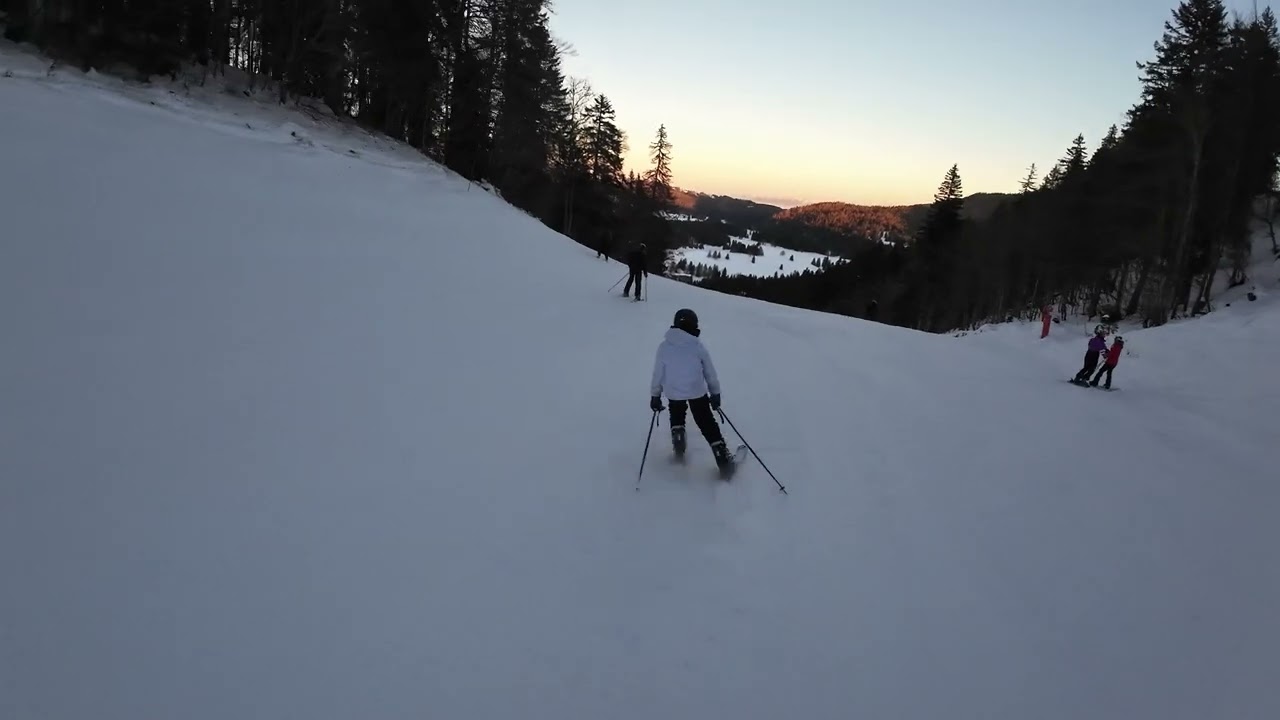 Balancier Red Run Les Tuffes (Last Ski Run of 2024)