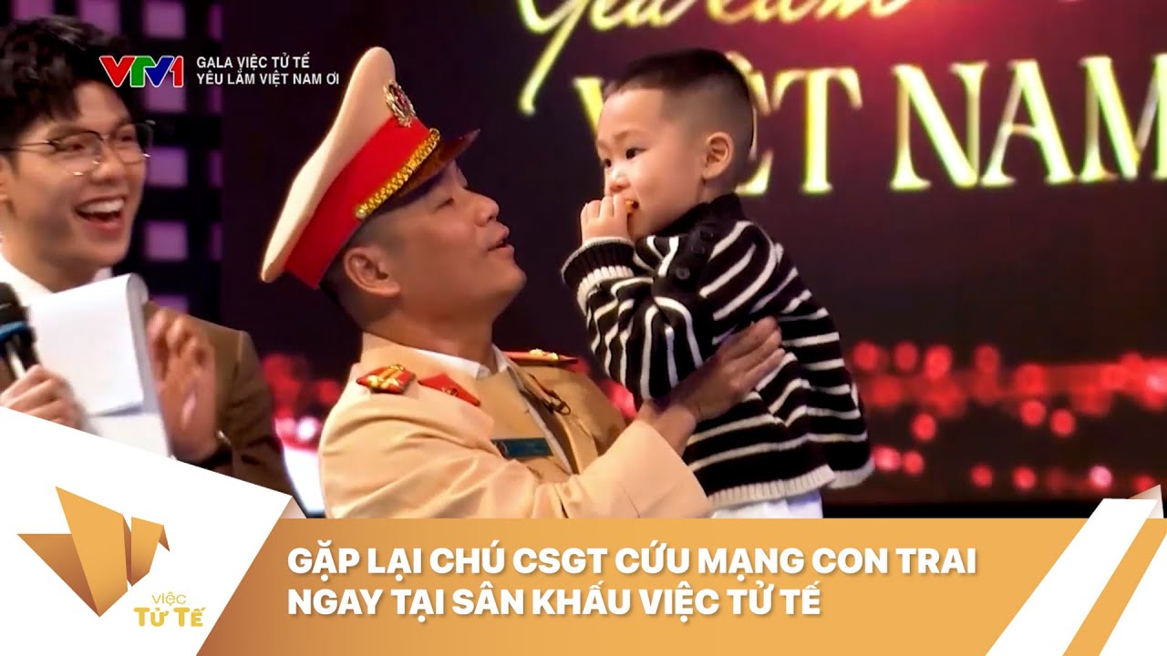 Người mẹ xúc động gặp lại ân nhân cứu mạng con trai ngay tại sân khấu Việc tử tế