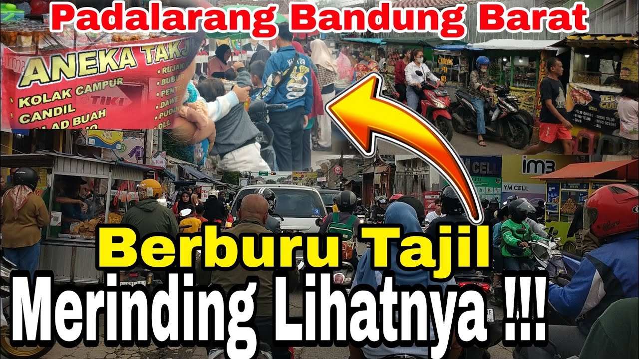 Merinding !!! Lihat Pemburu Ta'jil Hari Ke 3 Bulan Puasa di Padalarang Bandung Barat#kdm 