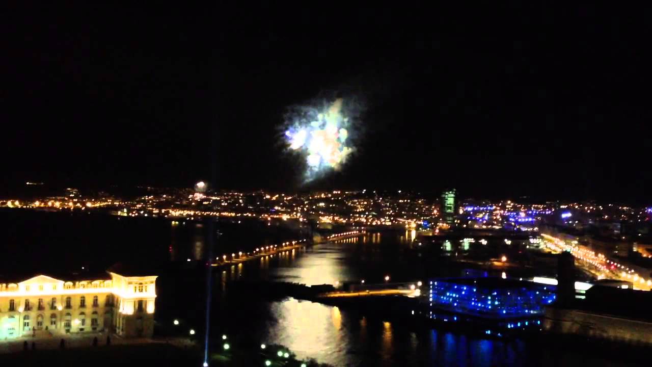 Feux de 23h !!! - Ouverture MP2013 - Vue sur le Port Autonome #mp2013