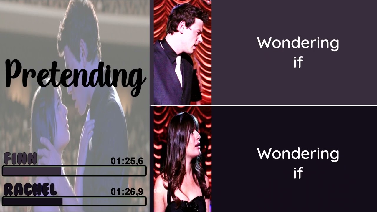 Glee - Pretending | Line Distribution + Lyrics