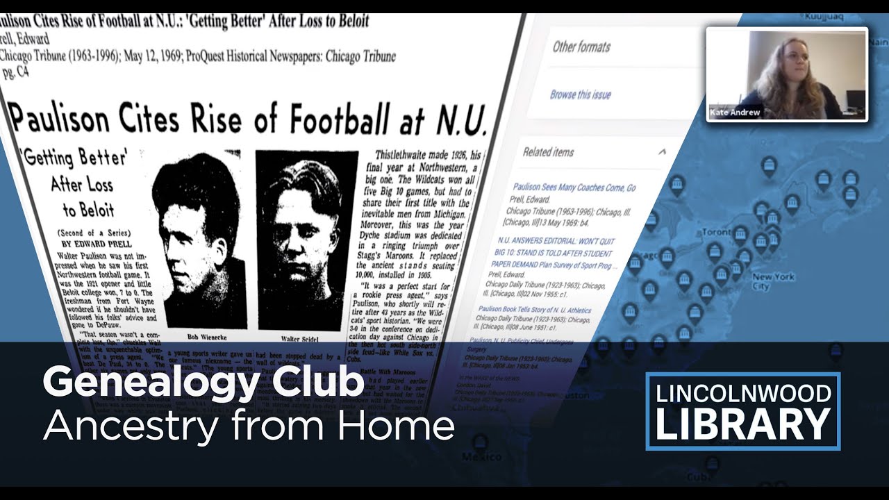 Genealogy Club - Ancestry from Home