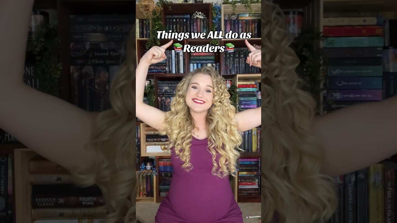 Weird things ALL readers do📚 #books #bookshelf #bookhumor #bookshelf #fantasybooks