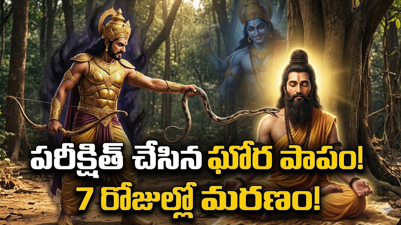పరీక్షిత్ మహారాజు చేసిన ఆ ఒక్క తప్పు! కలియుగం ఇలా మొదలైంది #Kaliyugam #KaliPurusha#mahabharatam 