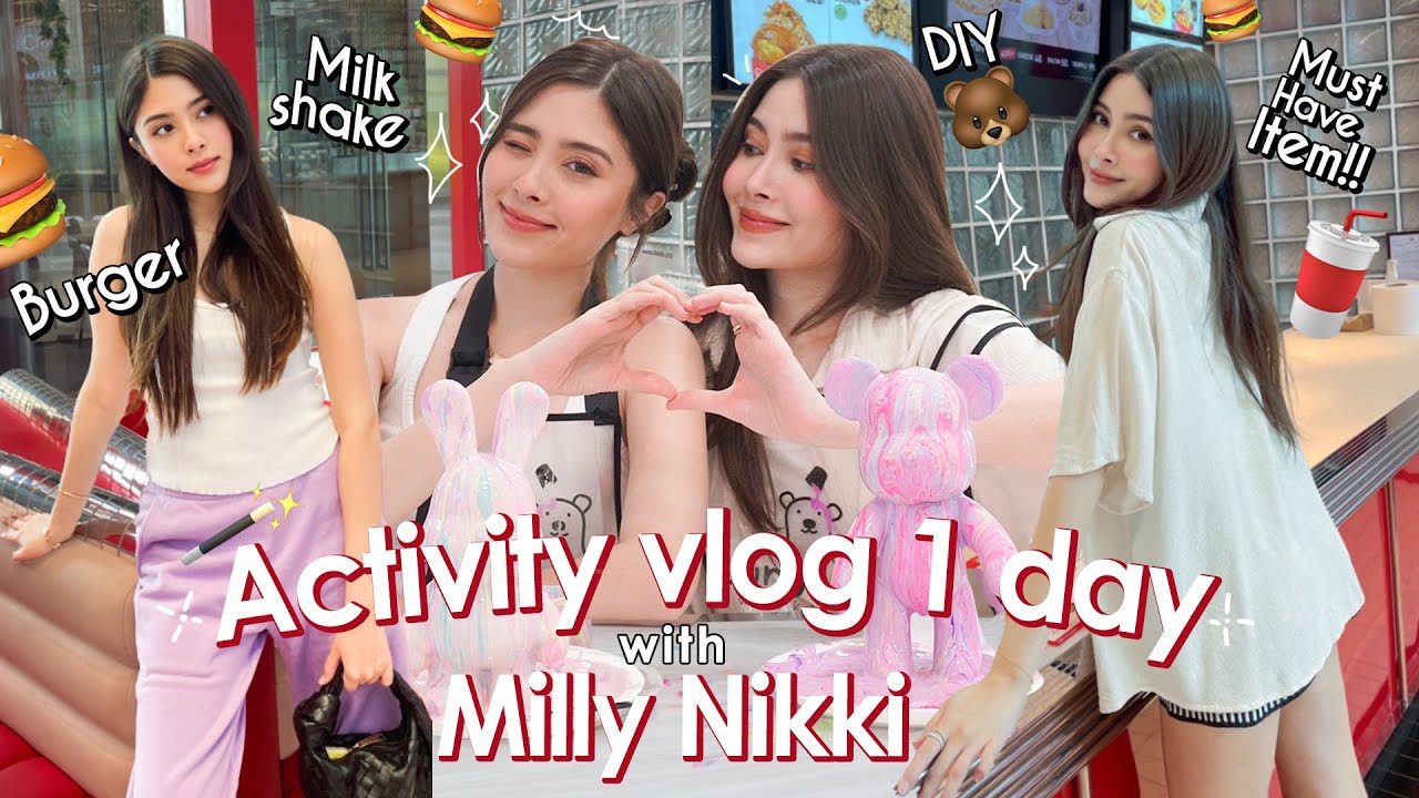 Activity Vlog 1 Day With MILLY&NIKKI | MILLY NIKKI