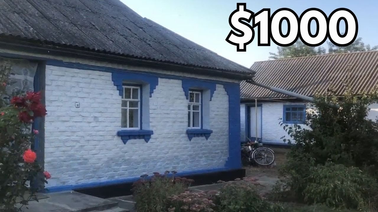 🏡 Будинок за $1000  ГАЗ • ВОДА • РІЧКА • 50 СОТОК