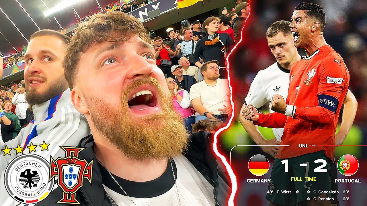 Deutschland vs. Portugal - Stadionvlog 🇩🇪🇵🇹 | RONALDO BRICHT SEINEN FLUCH 😱 | ViscaBarca