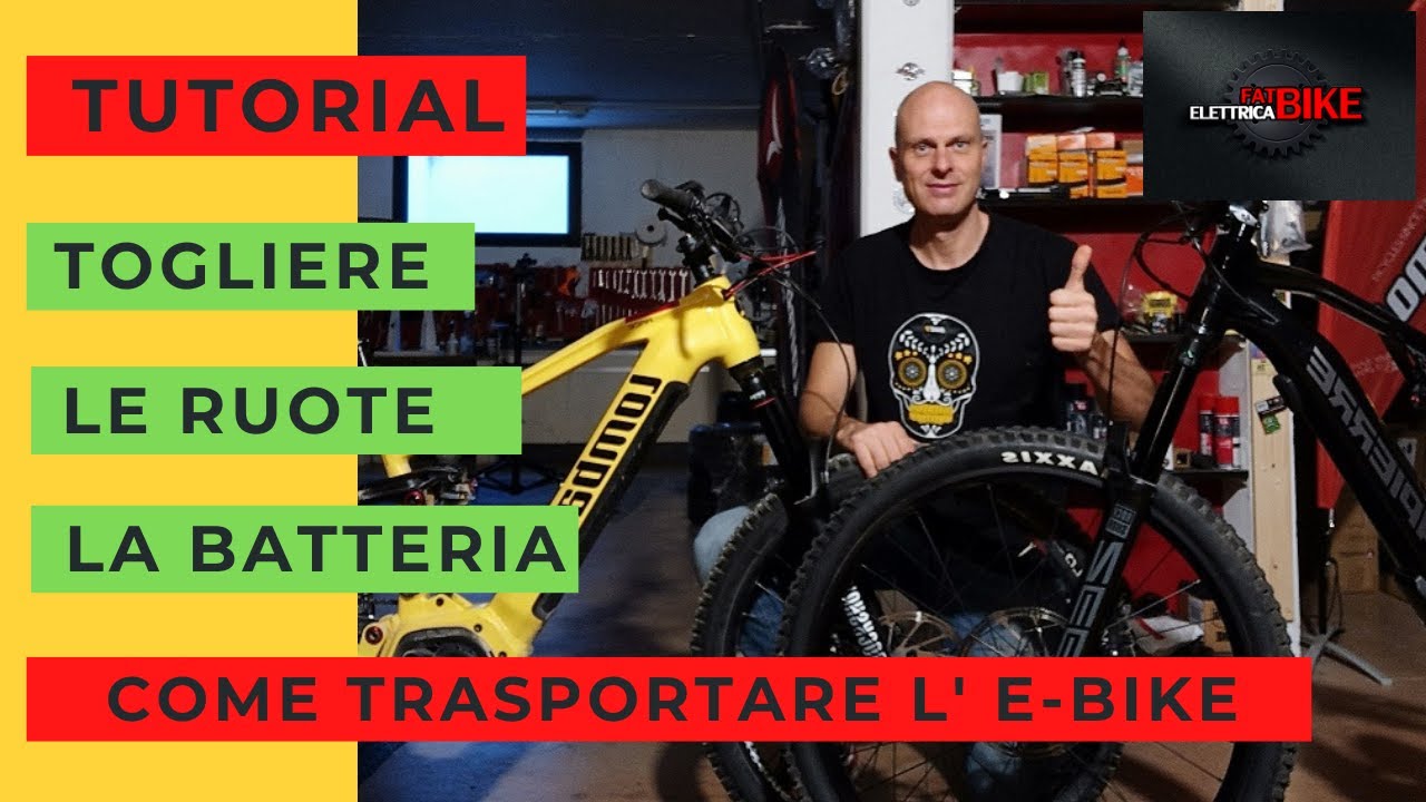 COME TRASPORTARE UN E BIKE IN AUTO