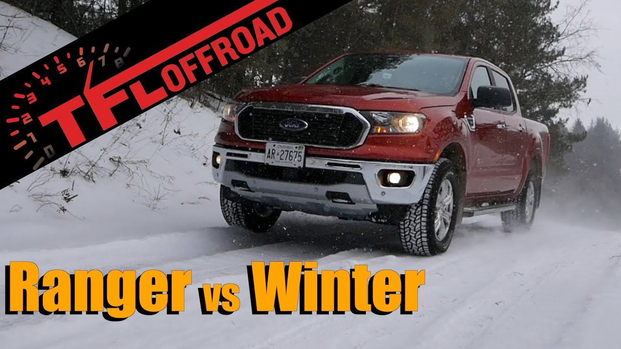 We Take the 2019 Ford Ranger on a Snowy Off-Road Trail Ride