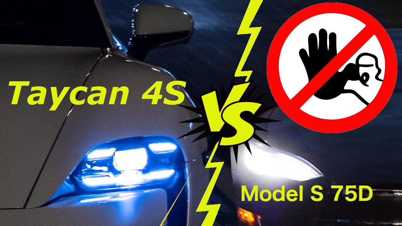 Essai Autobahn : Porsche Taycan 4s Vs Tesla Model S 75D : Le comparatif de trop ?