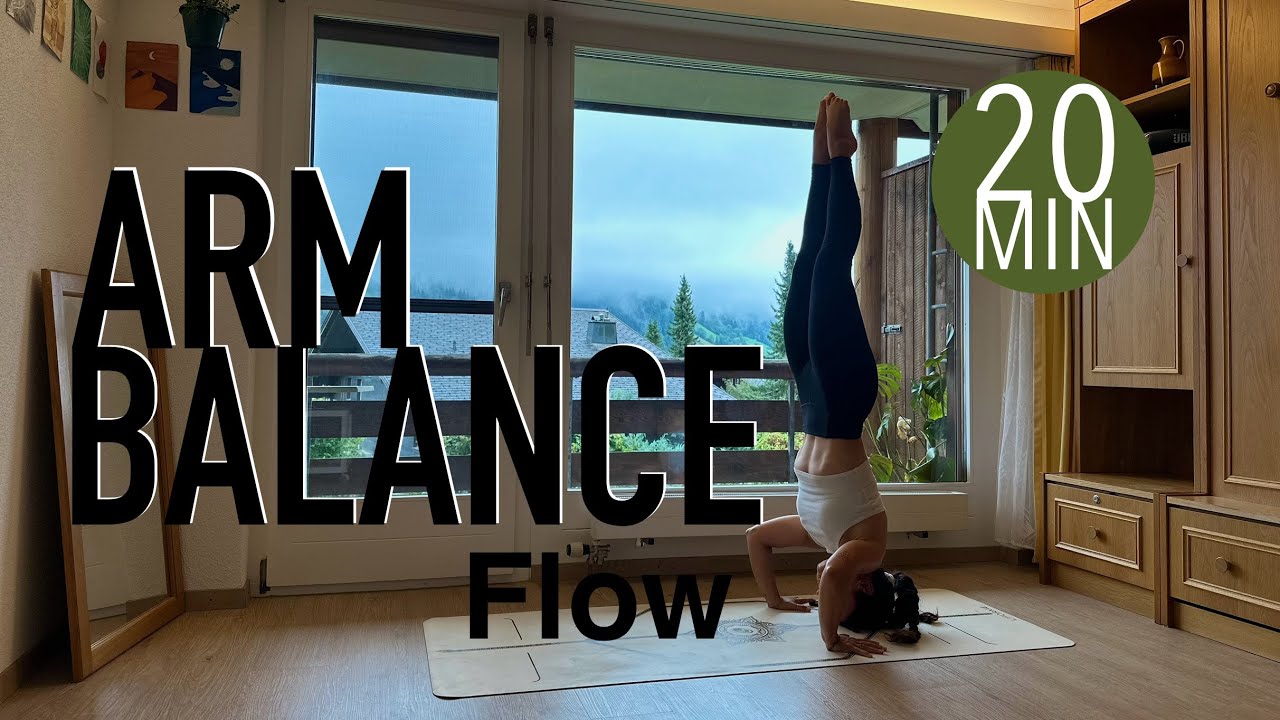 20-Min Dynamic Vinyasa Arm Balance Flow | Crow to Headstand