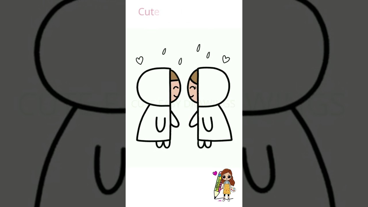 Trick Drawing ❤️Cute Friends❤️ 