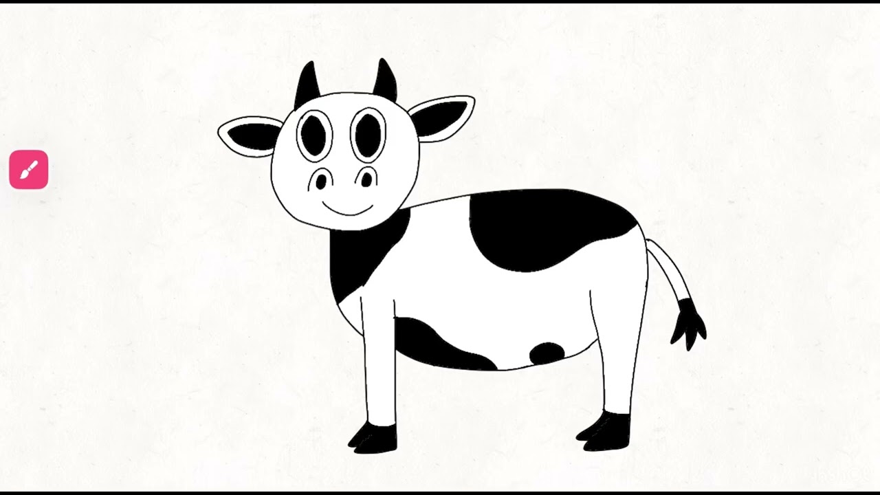 Black & white cow 3