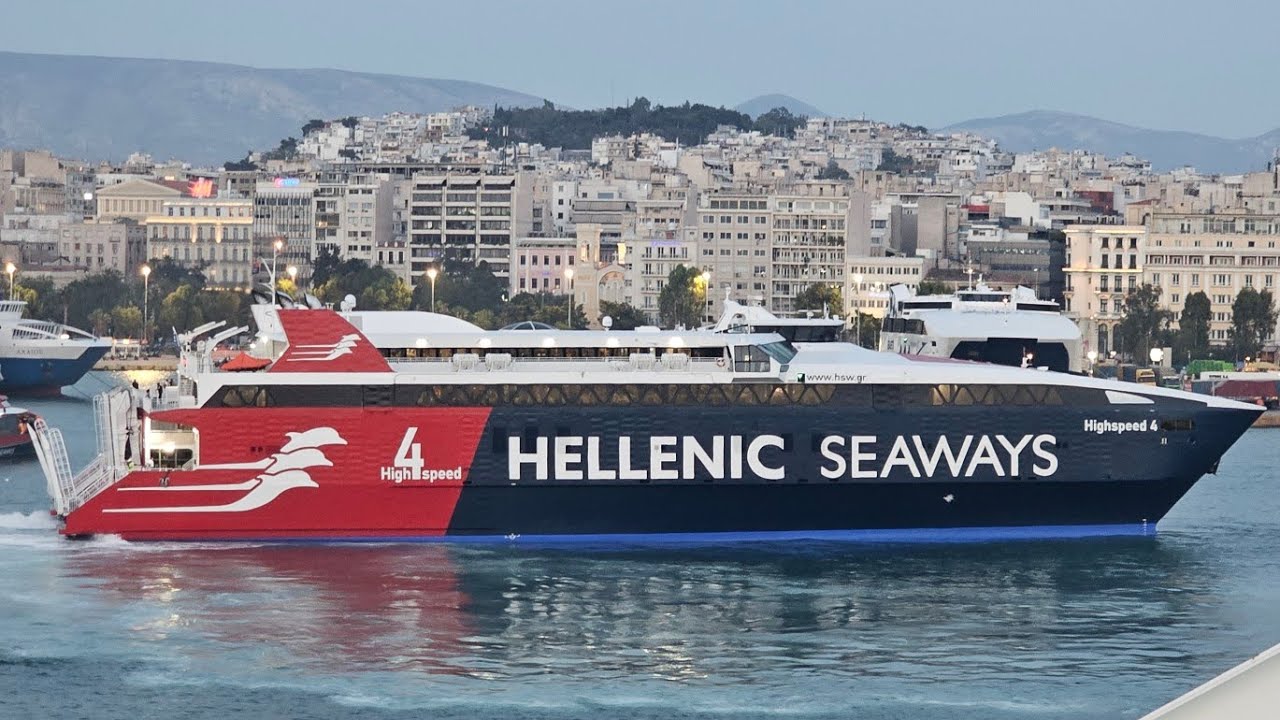 Hellenic Seaways H/S/C Highspeed 4 | VIP Class | Naxos - Paros - Piraeus