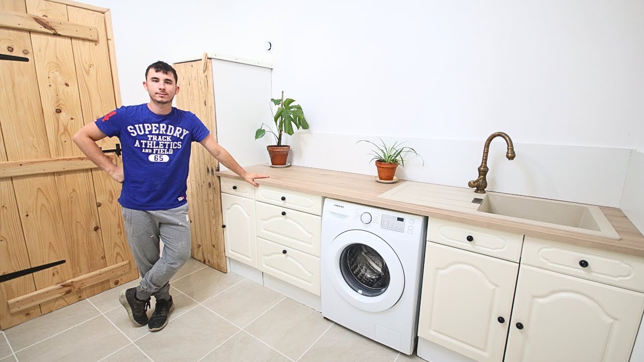 Renovating our Farm House in Rural France // Laundry Room Finished! #89