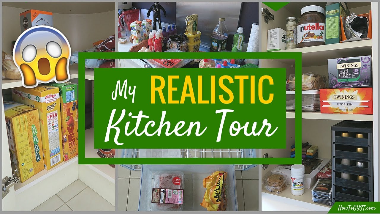 My (Realistic) Kitchen Tour -- How I Store Food After Completing The KonMari Method | HowToGYST