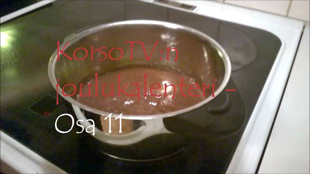 KorsoTV:n joulukalenteri - 11 - KorsoTV leipoo: Piparkakkuja 1/2