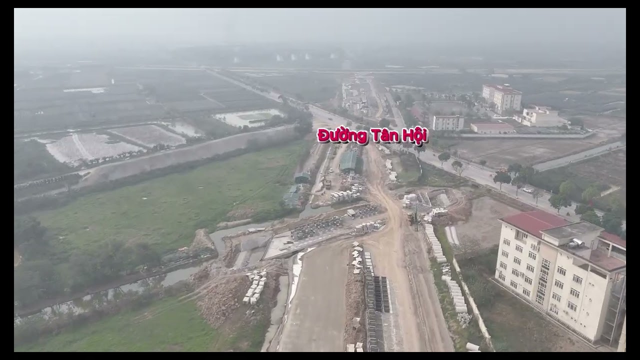 Đường Tây Thăng Long từ KĐT Vinhomes Wonder City - Kênh Đan Hoài tháng 2.2026, đoạn đầu chưa thông