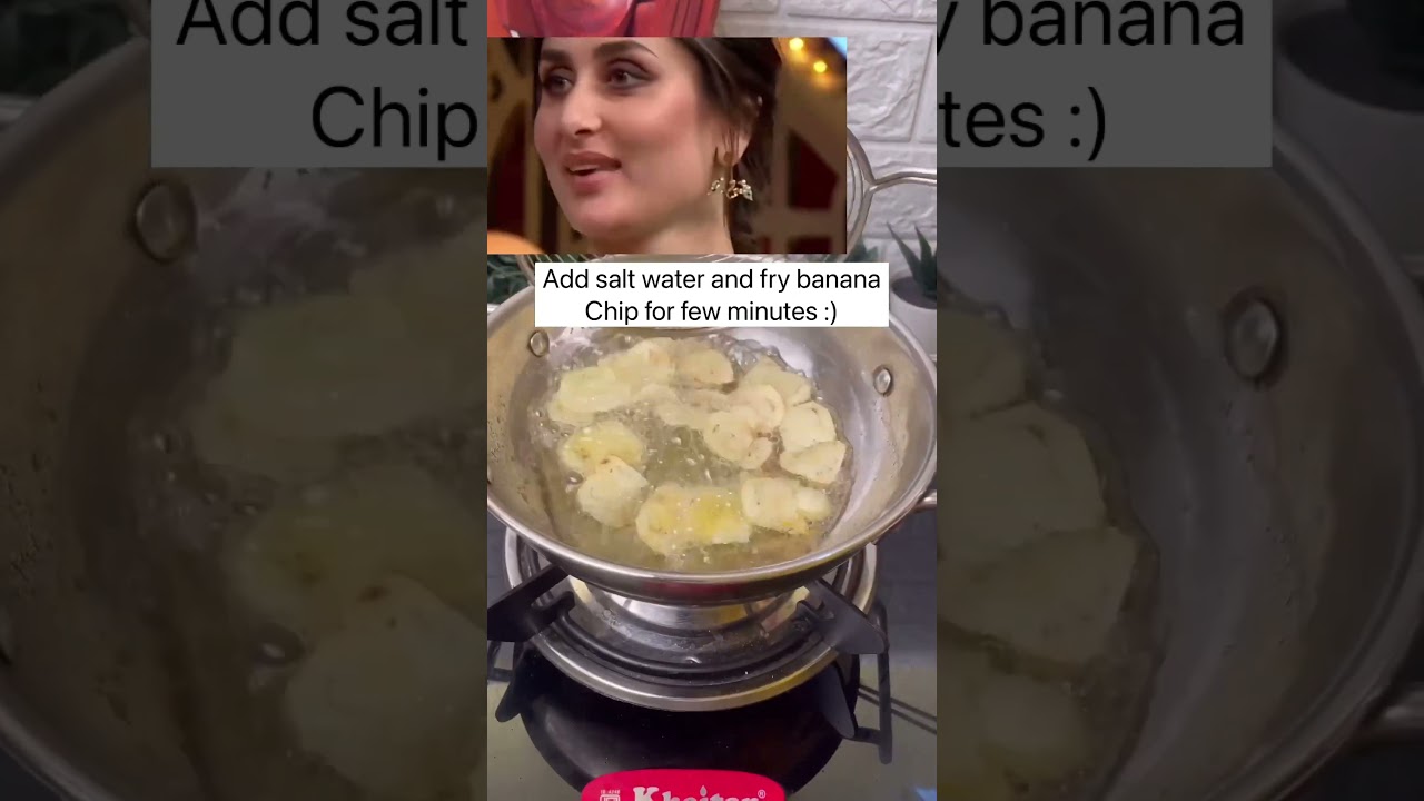 Kareena Kapoor&rsquo;s Favourite Banana Chips😍😍#shorts #shortvideo #youtubeshorts #easyrecipe #shortaday