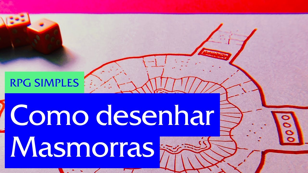Como desenhar Masmorras de RPG 🔥 Criando Dungeons