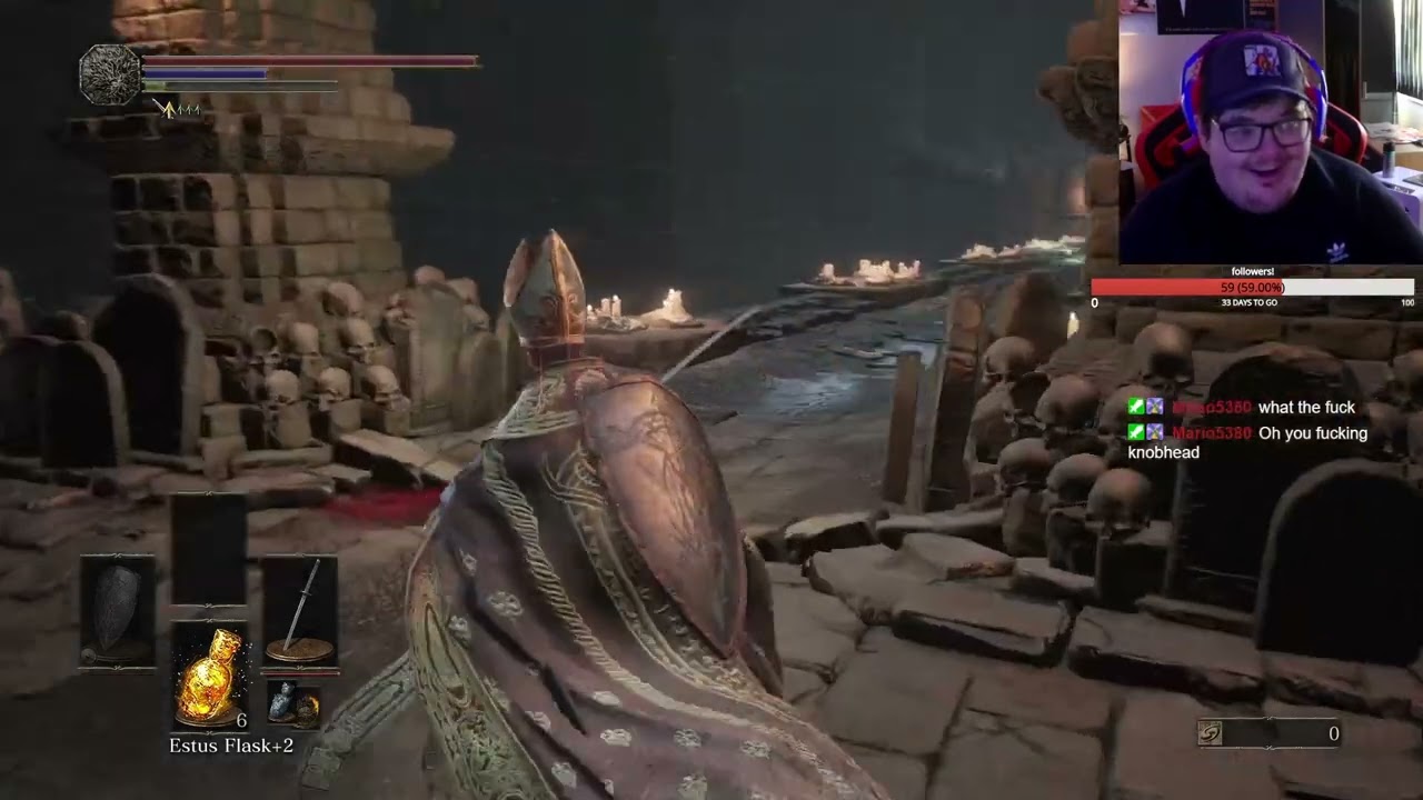 (stream 4) dark souls 3 part 4!! come on in folks time for the catacombs!