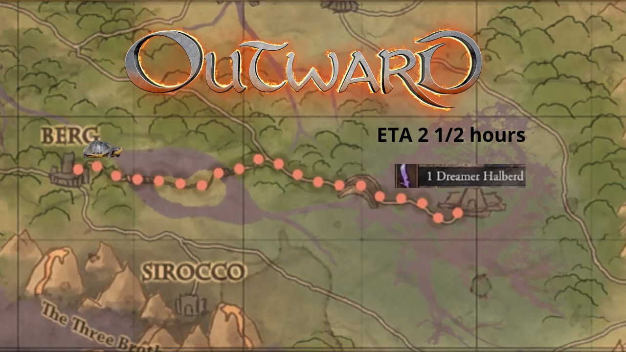 Getting the Dreamer Halberd. Outward playthrough