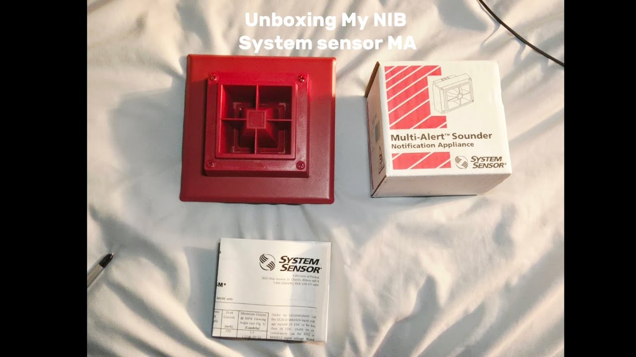 Unboxing My NIB System Sensor MA Horn!