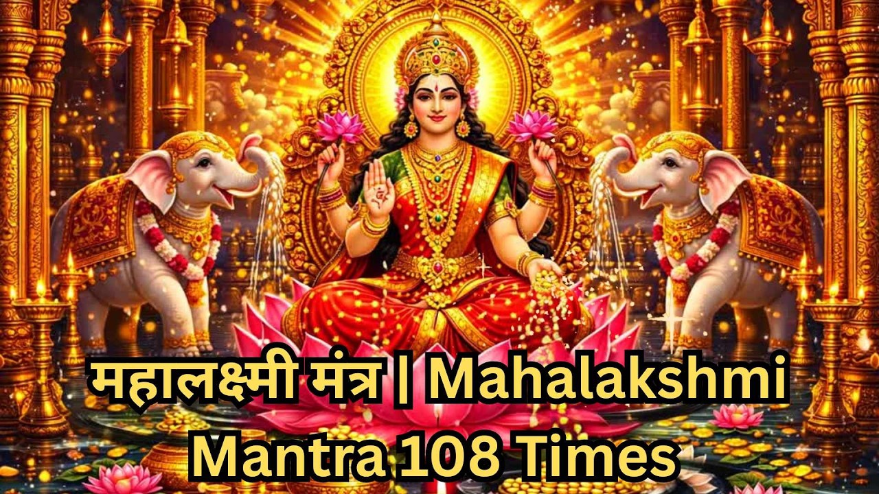 Powerful Mahalakshmi Money Mantra 108 times | Lakshmi Mantra For Money | Life Changing Money Mantra