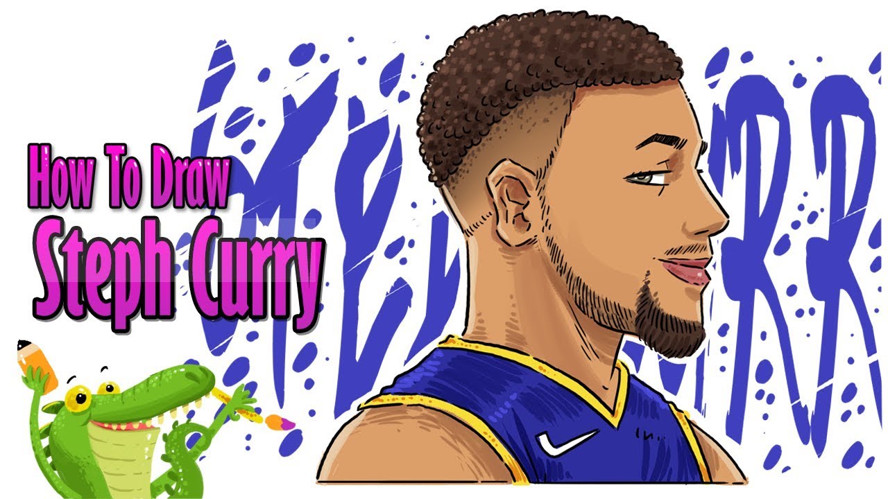 How To Draw Stephen Curry | NBA