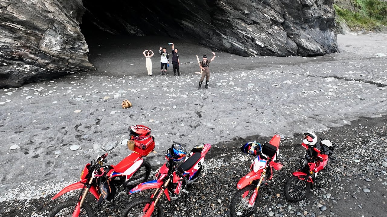 林道猴子的一生之海蝕洞#crf150l #ct125 #crf300l #djiavata2#gopro #offroad