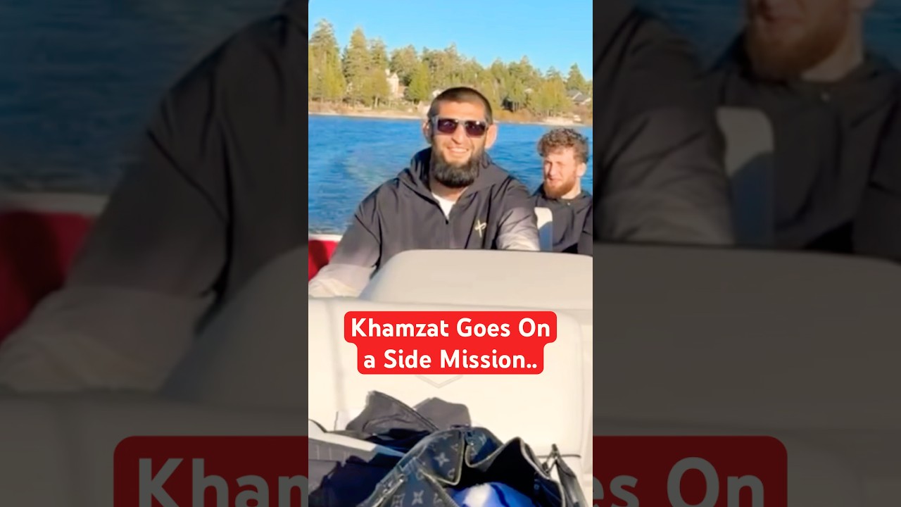 Khamzat Went Fishing 😂 #ufc