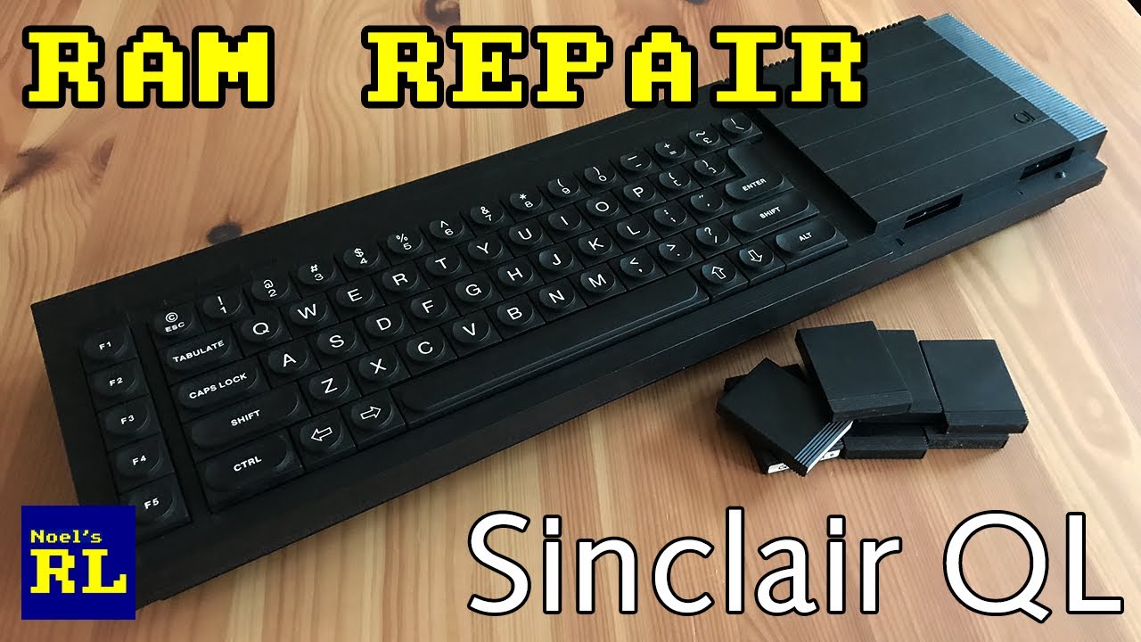 Sinclair QL - RAM Repair and Minerva ROM (Part 1)