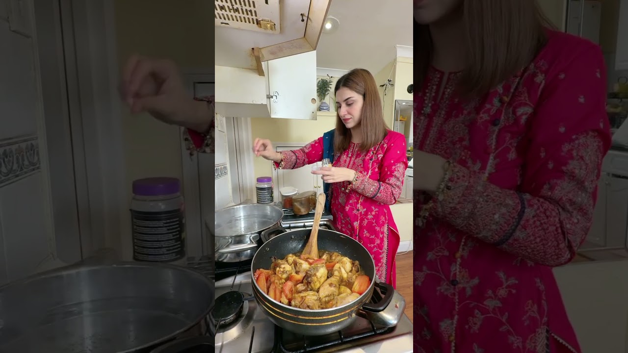 Today I made chicken biryani for my special guests