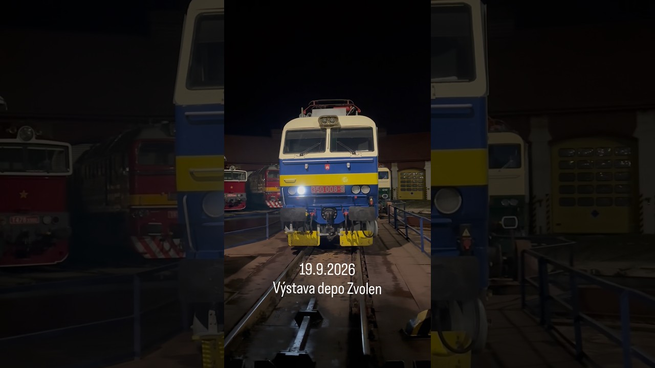 Už v sobotu depo Zvolen #vlak #zeleznica #lokomotiva #slovensko #pociąg #bahn #kolej