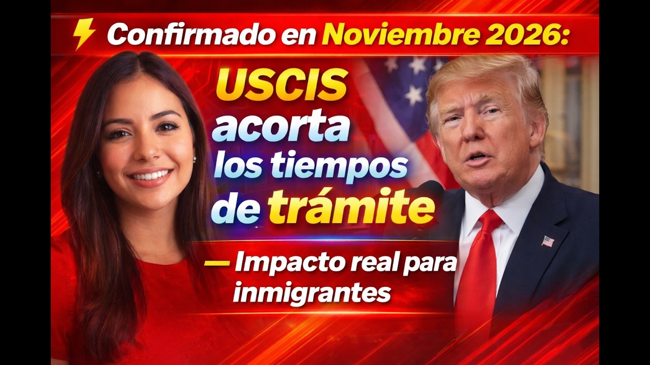 ⚡ Confirmado en Noviembre 2026: USCIS acorta los tiempos de trámite — Impacto real para inmigrantes