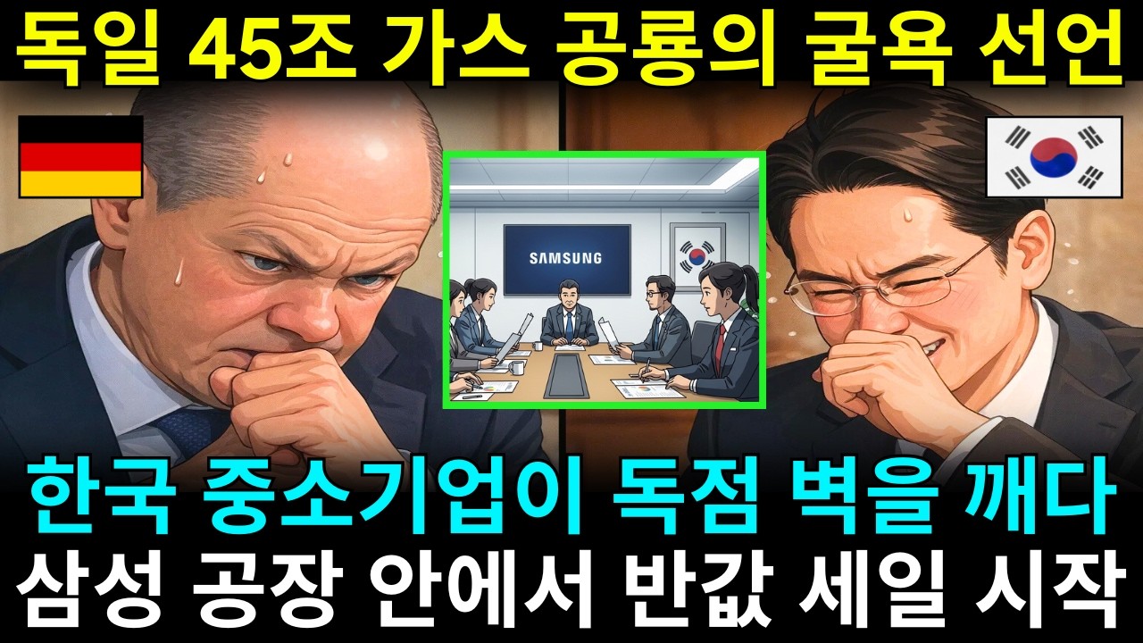 독일 45조 가스 공룡의 굴욕… 한국 중소기업이 2년 만에 독점 무너뜨린 충격 실화