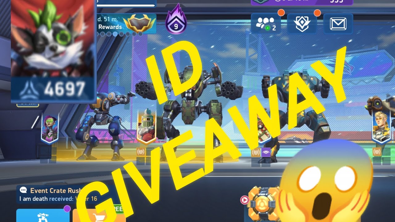 Mech arena account giveaway 😀 please please subscribe my channel 🙂🙏